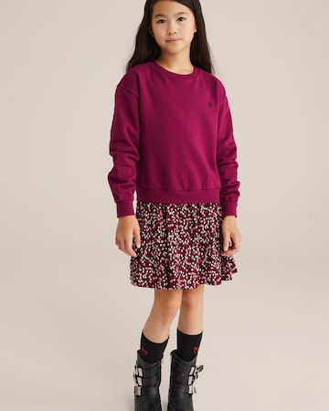 Robe WE Fashion en rose : devant