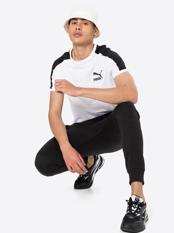 PUMA T-Shirt 'Iconic T7' in Weiß