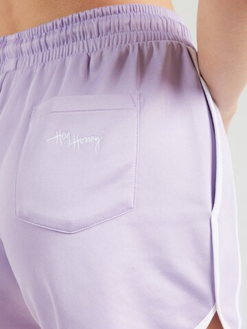 Hey Honey - Loosefit Pantalón deportivo en lila