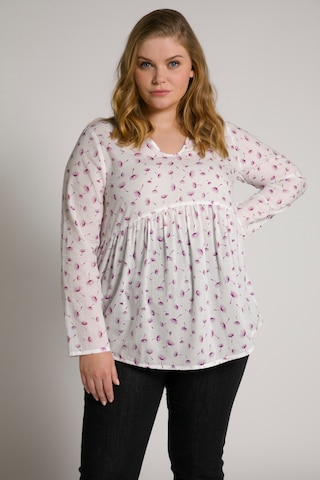 Ulla Popken Blouse in Roze: voorkant