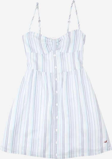 HOLLISTER Ljetna haljina veličine 32 u svijetloplava / tamno plava / bijela, Pregled proizvoda