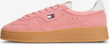 Baskets basses 'The Greenwich' Tommy Jeans en rose : devant