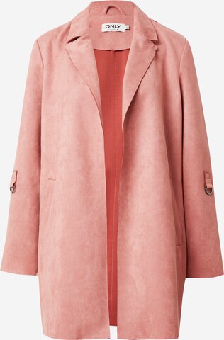 Manteau mi-saison 'JOLINE' ONLY en rose : devant