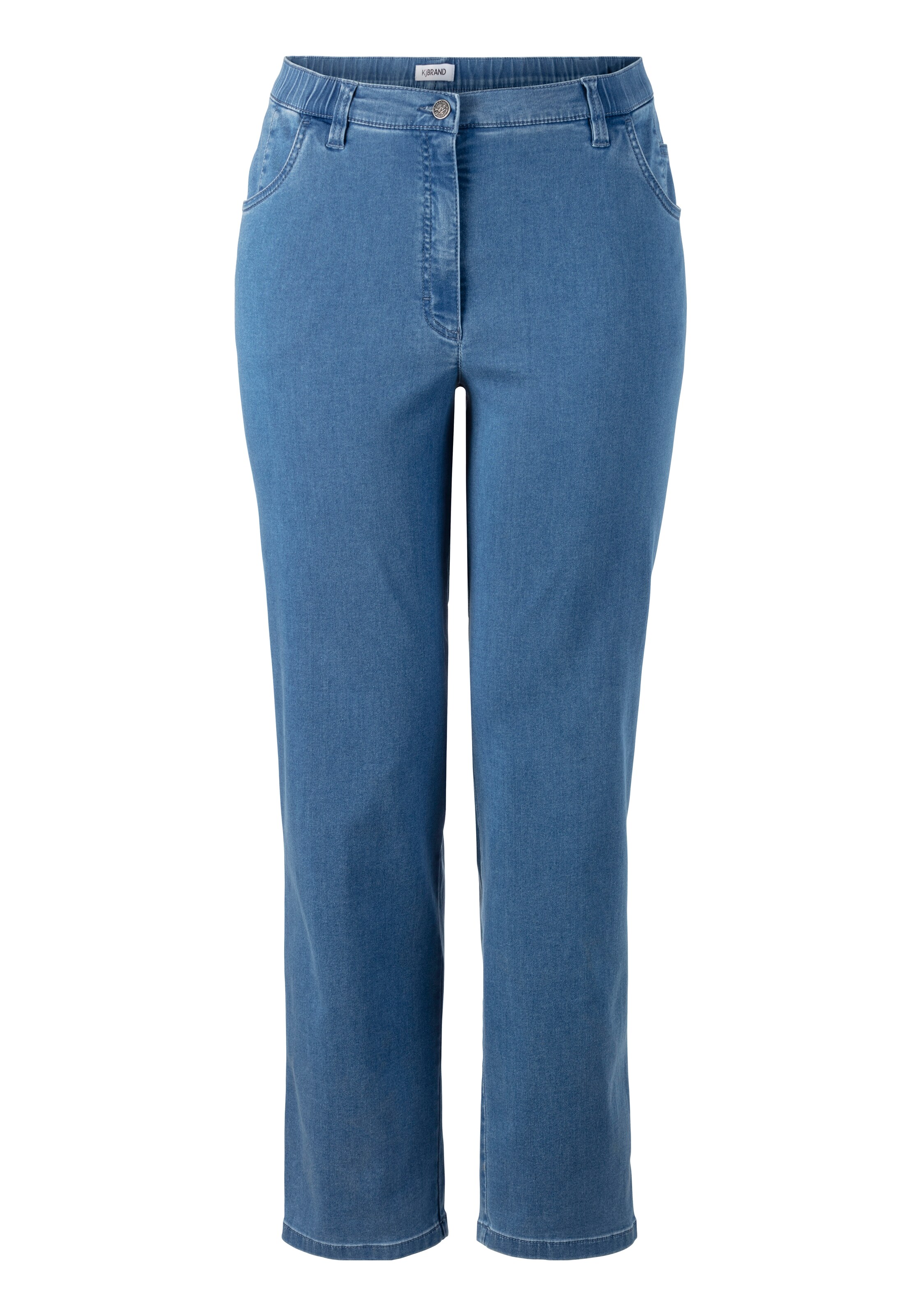 KjBRAND Wide leg Jeans in Blue: front