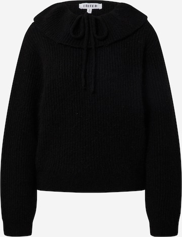 EDITED Пуловер 'Therese' в черно: отпред