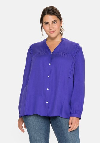 SHEEGO Blouse in Purple: front