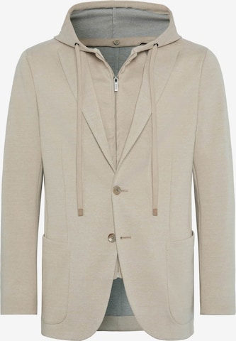 Coupe regular Veste de costume 'Madison' Boggi Milano en beige : devant