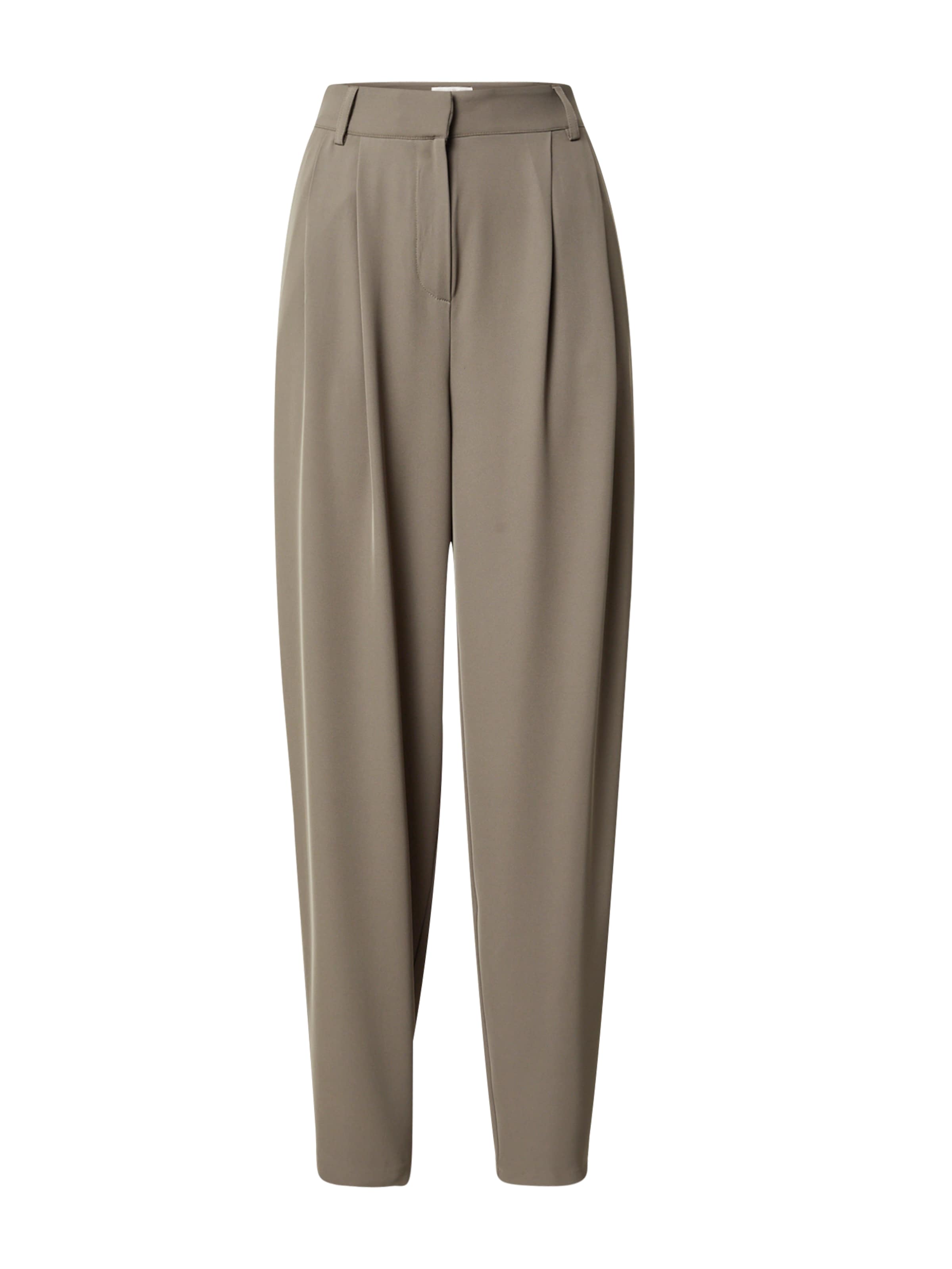 Guido Maria Kretschmer Women Pleat-Front Pants 'Mila' in Khaki, Item view