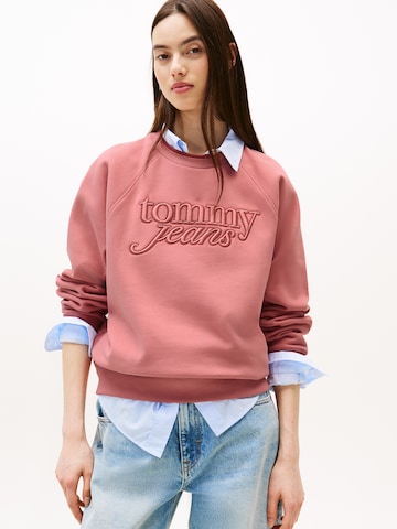 Tommy Jeans - Sudadera en rosa: frente