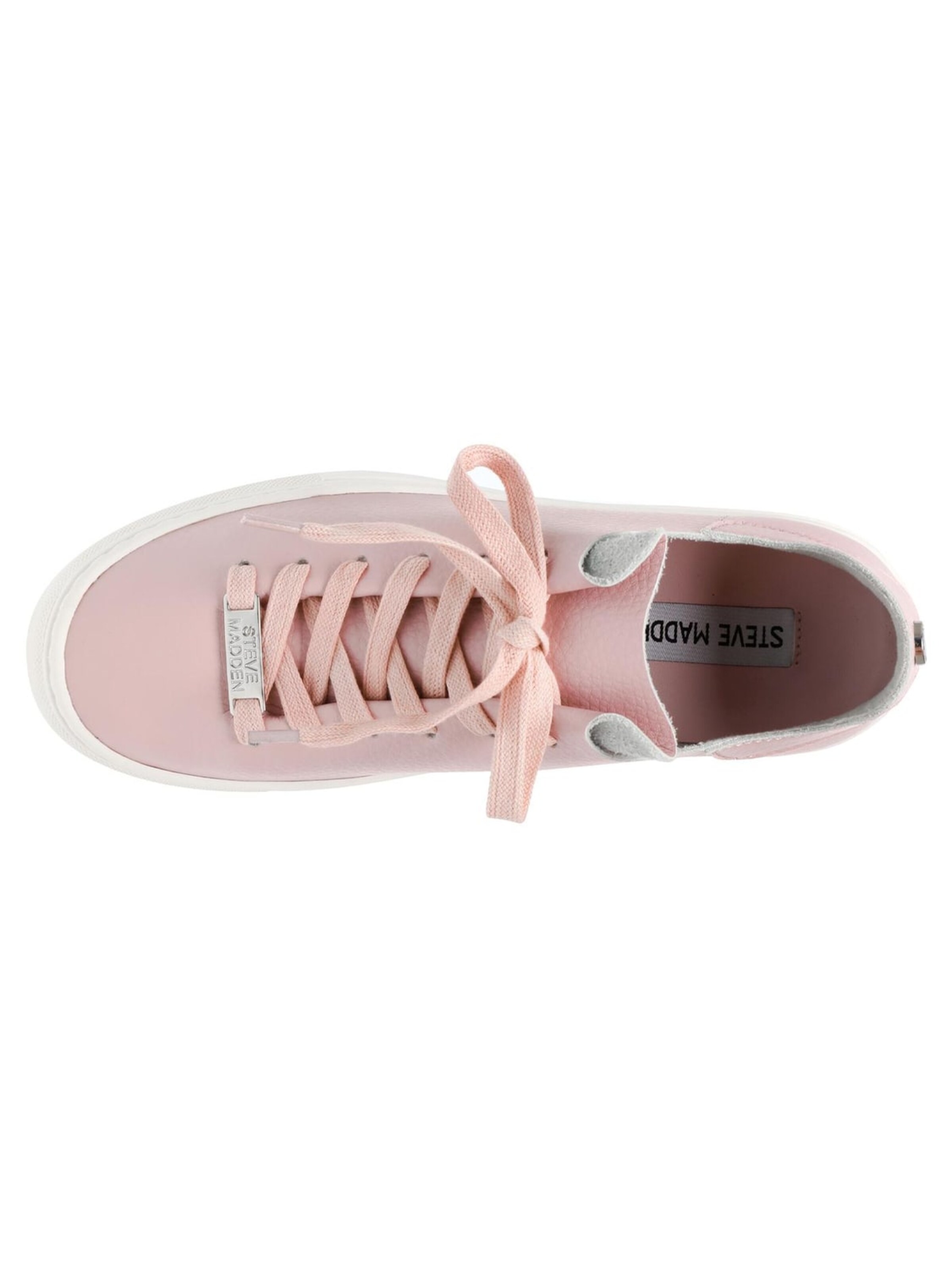 Chaussure de sport à lacets 'Womens Dorey-Sm Pink Lace-Up Low-Profile Shoes' STEVE MADDEN en rose
