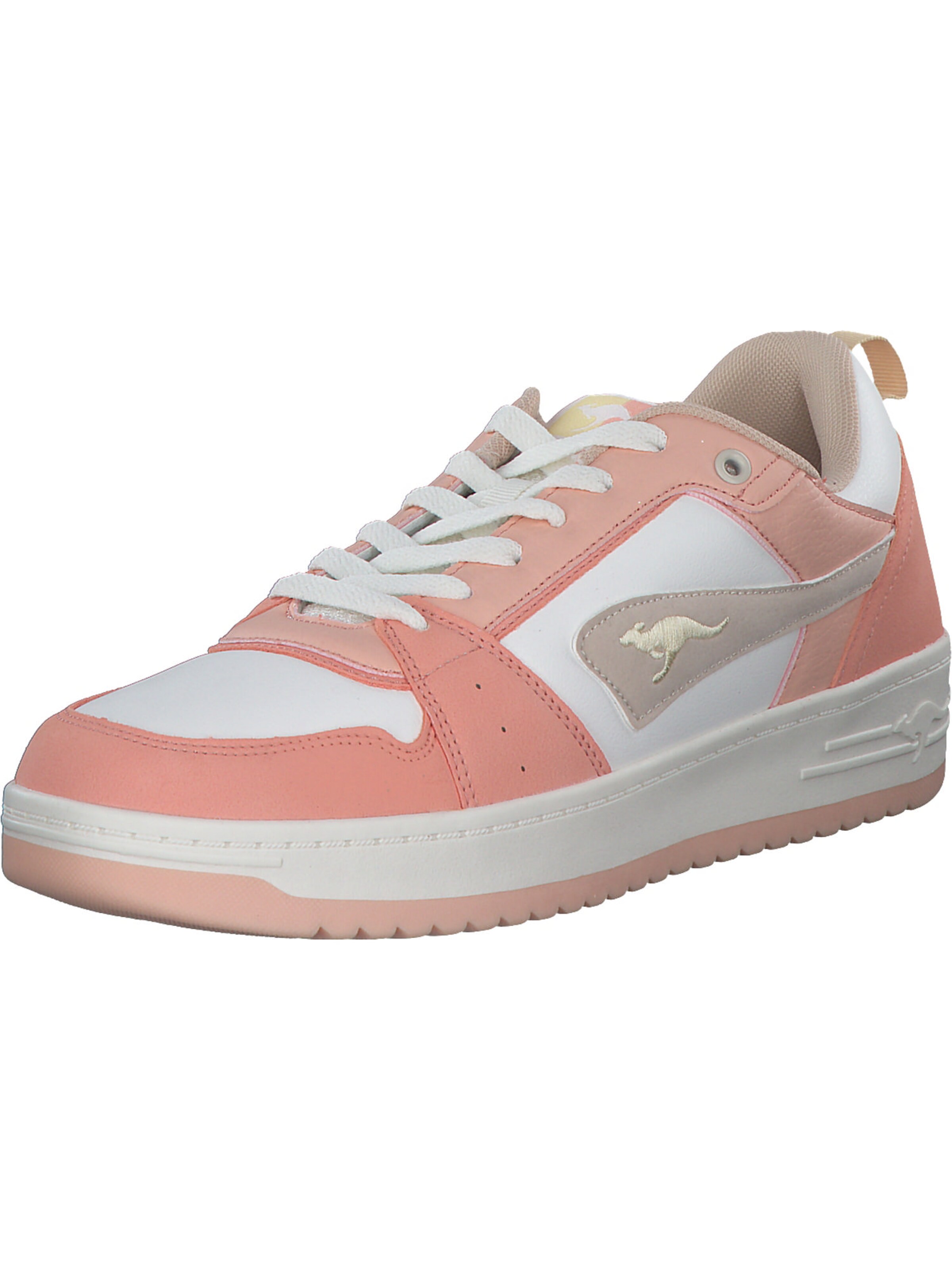 Baskets basses KangaROOS en rose : devant
