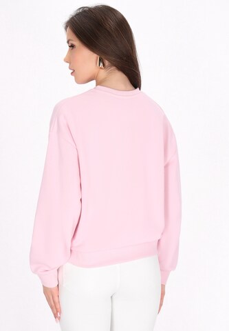 Sweat-shirt 'Fashion Look' faina en rose