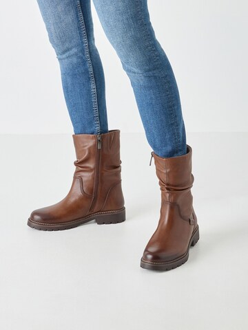 Tamaris Bootie in Brown: front