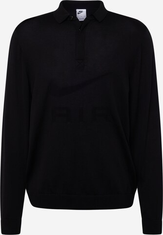 Pull-over Nike Sportswear en noir : devant