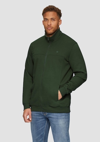 s.Oliver Sweatvest in Groen: voorkant