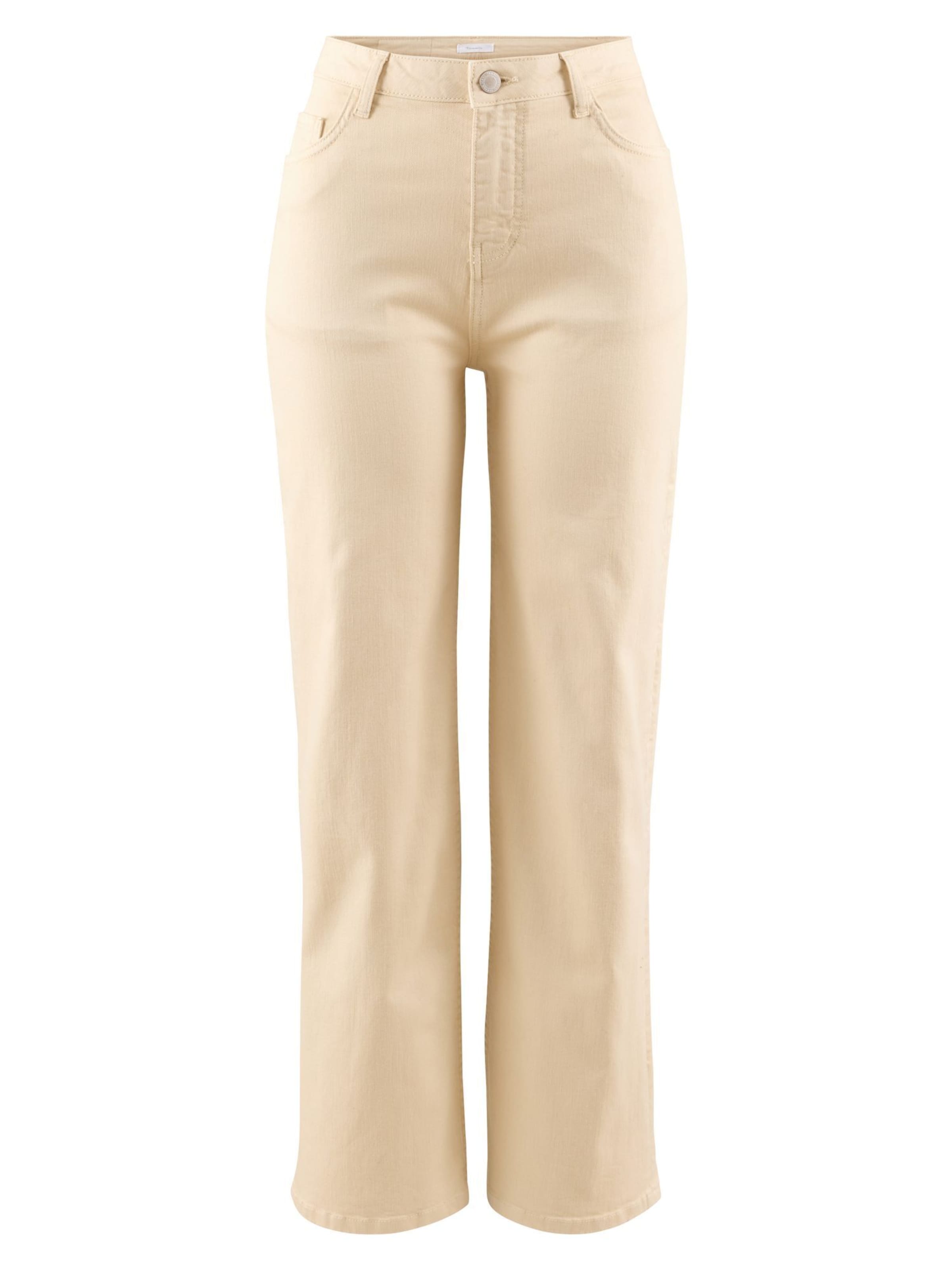 Tamaris Regular Jeans in Beige: Vorderseite