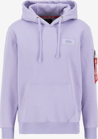 ALPHA INDUSTRIES Sweatshirt i lila: framsida