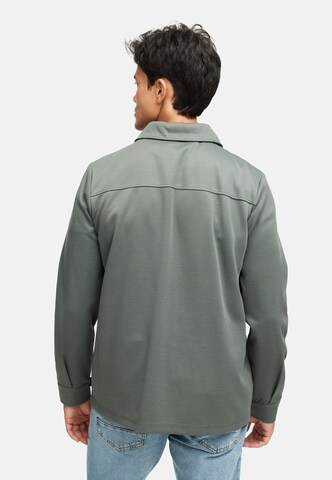 INDICODE JEANS Regular fit Overhemd 'Yuno' in Grijs