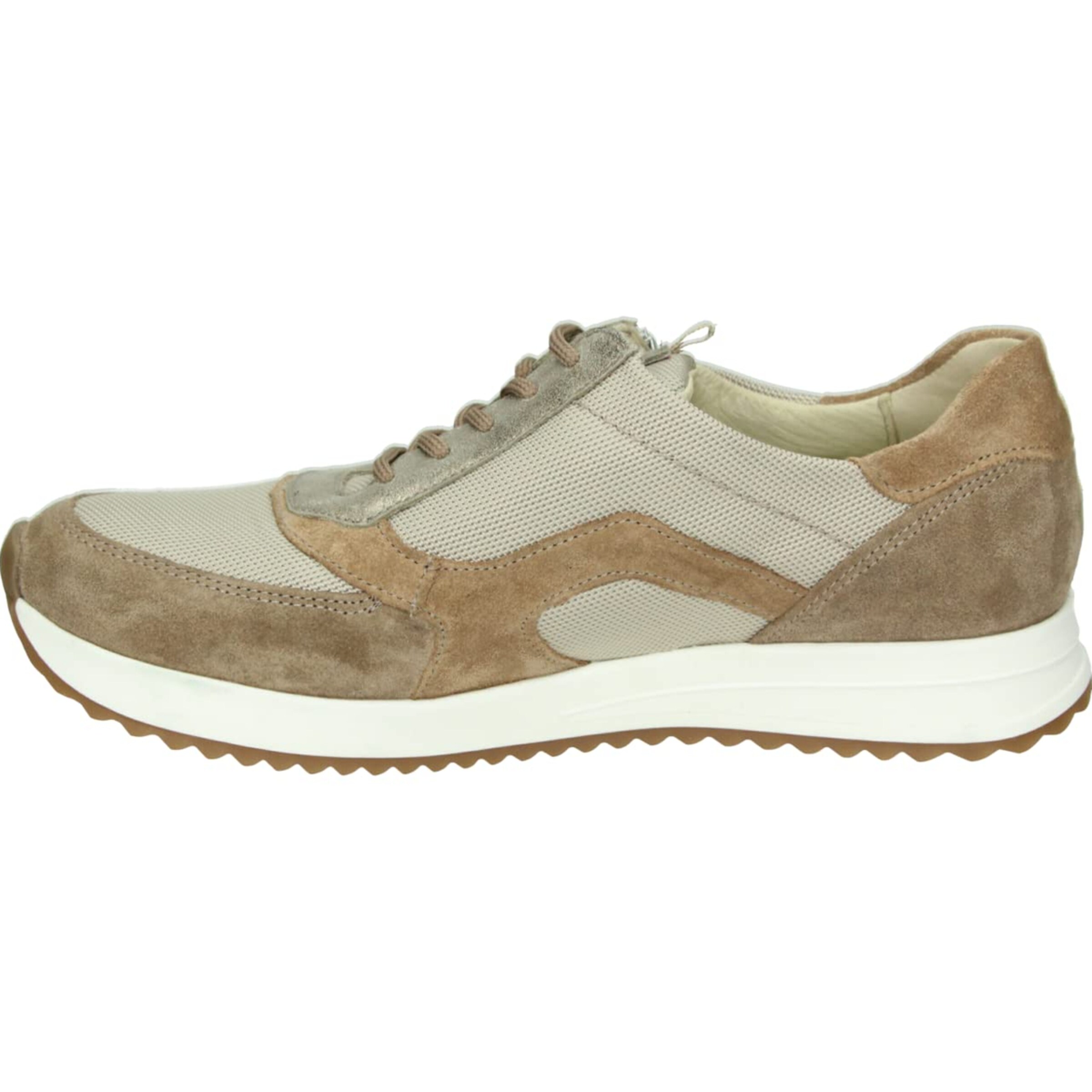 WALDLÄUFER Schnürschuh in Beige: Vorderseite