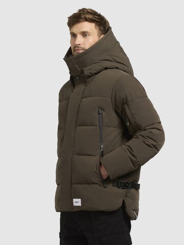 khujo Winter Jacket 'Tato' in Green