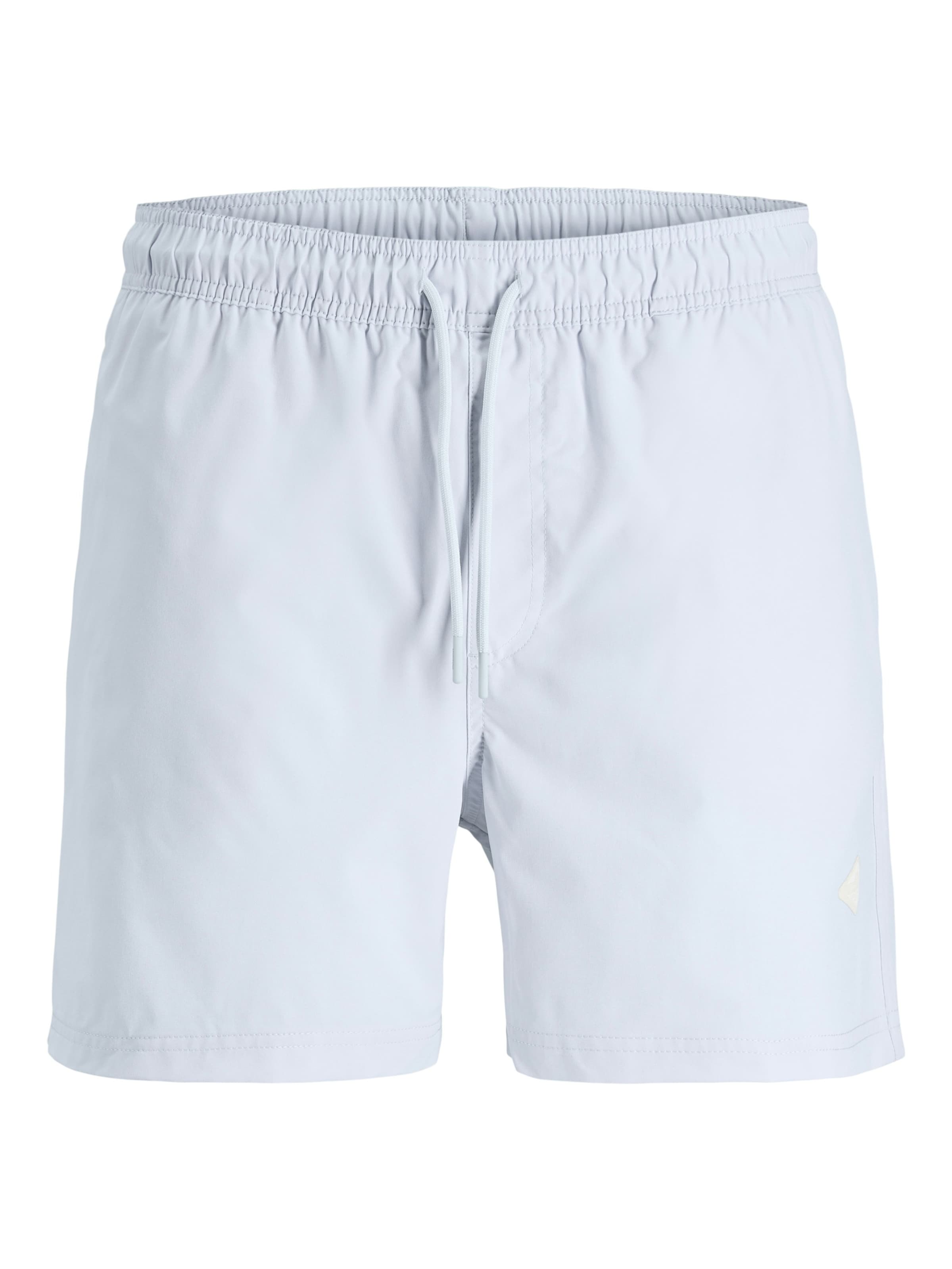 JACK & JONES Zwemshorts 'Jack & Jones Heren Zwemshort JPSTMAUI TROPIC Effen' in Blauw: voorkant