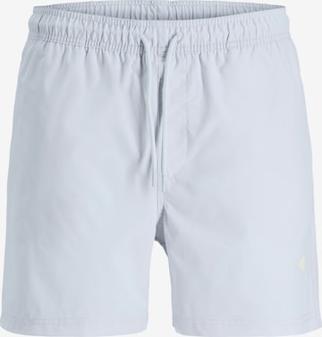 JACK & JONES Zwemshorts 'Jack & Jones Heren Zwemshort JPSTMAUI TROPIC Effen' in Blauw: voorkant