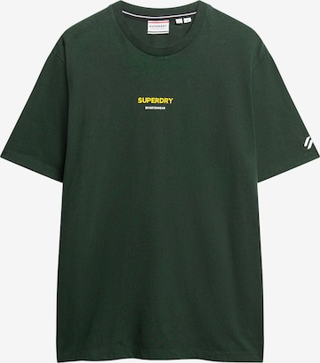 T-Shirt Superdry en vert : devant