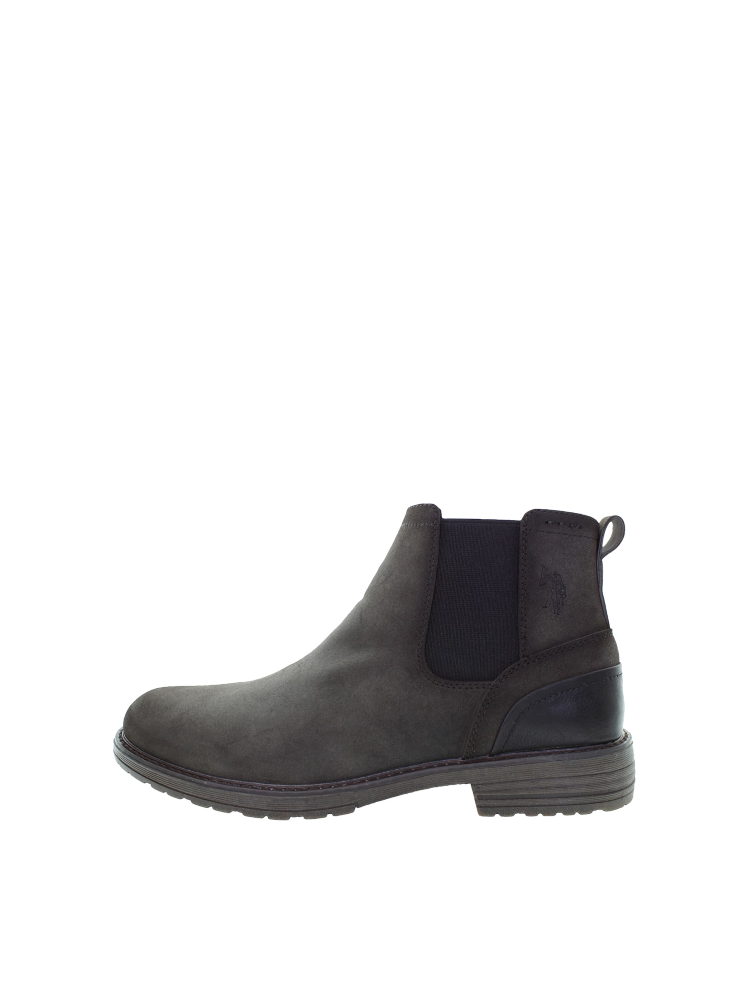 U.S. POLO ASSN. Chelsea Boots 'SERGE' in Grau: Vorderseite