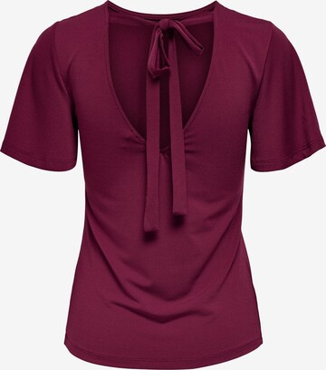 ONLY Shirt 'Jenny' in Purple