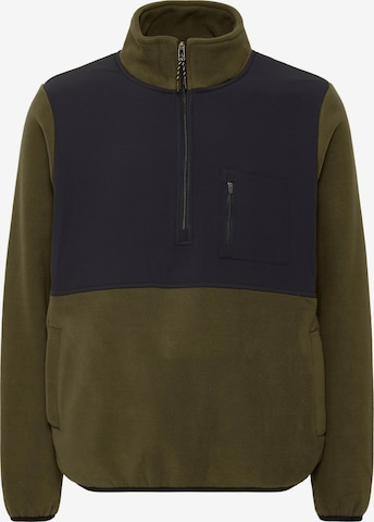 BLEND - Jersey ' BHMARIO halfzipp ' en verde: frente