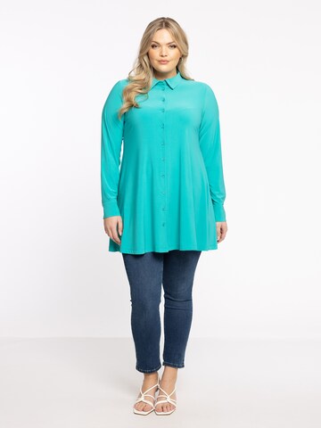 Yoek Blouse in Blauw