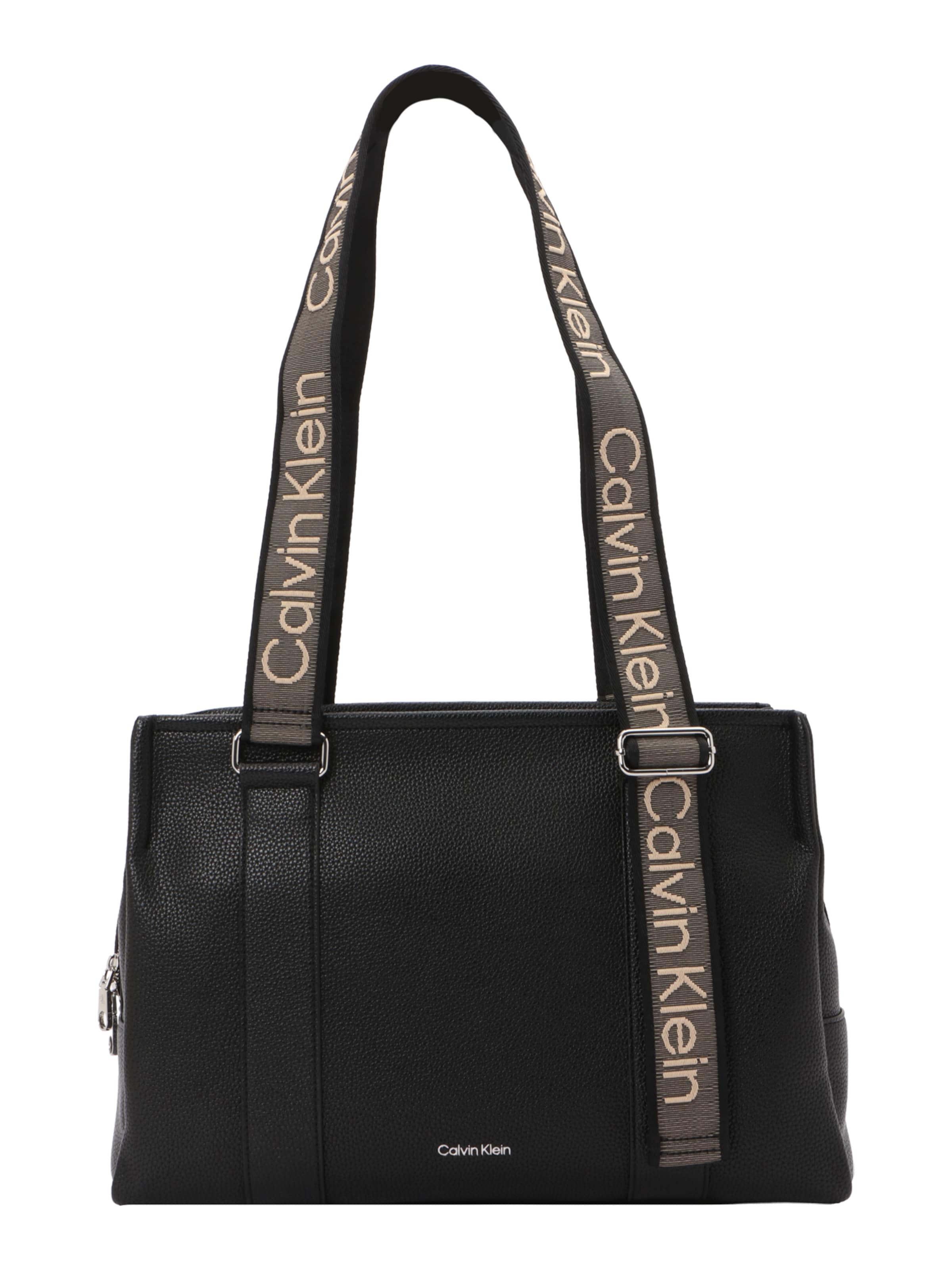 Cabas Calvin Klein en noir : devant