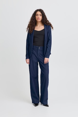 ICHI Wide leg Trousers 'IHKATE ' in Blue