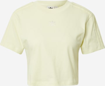 ADIDAS ORIGINALS - Camiseta en amarillo: frente