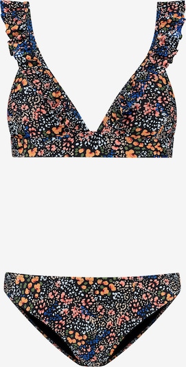 Bikinis 'Bobby' iš Shiwi, spalva – mėlyna / šviesiai oranžinė / rožių spalva / juoda, Prekių apžvalga