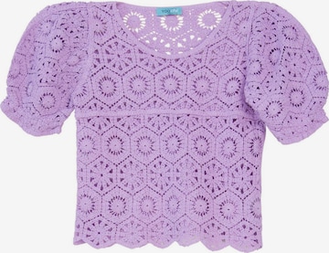 TOOche Knitted Top 'Carino' in Purple: front