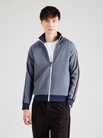 JOOP! Zip-Up Hoodie 'Tajan' in Blue: front