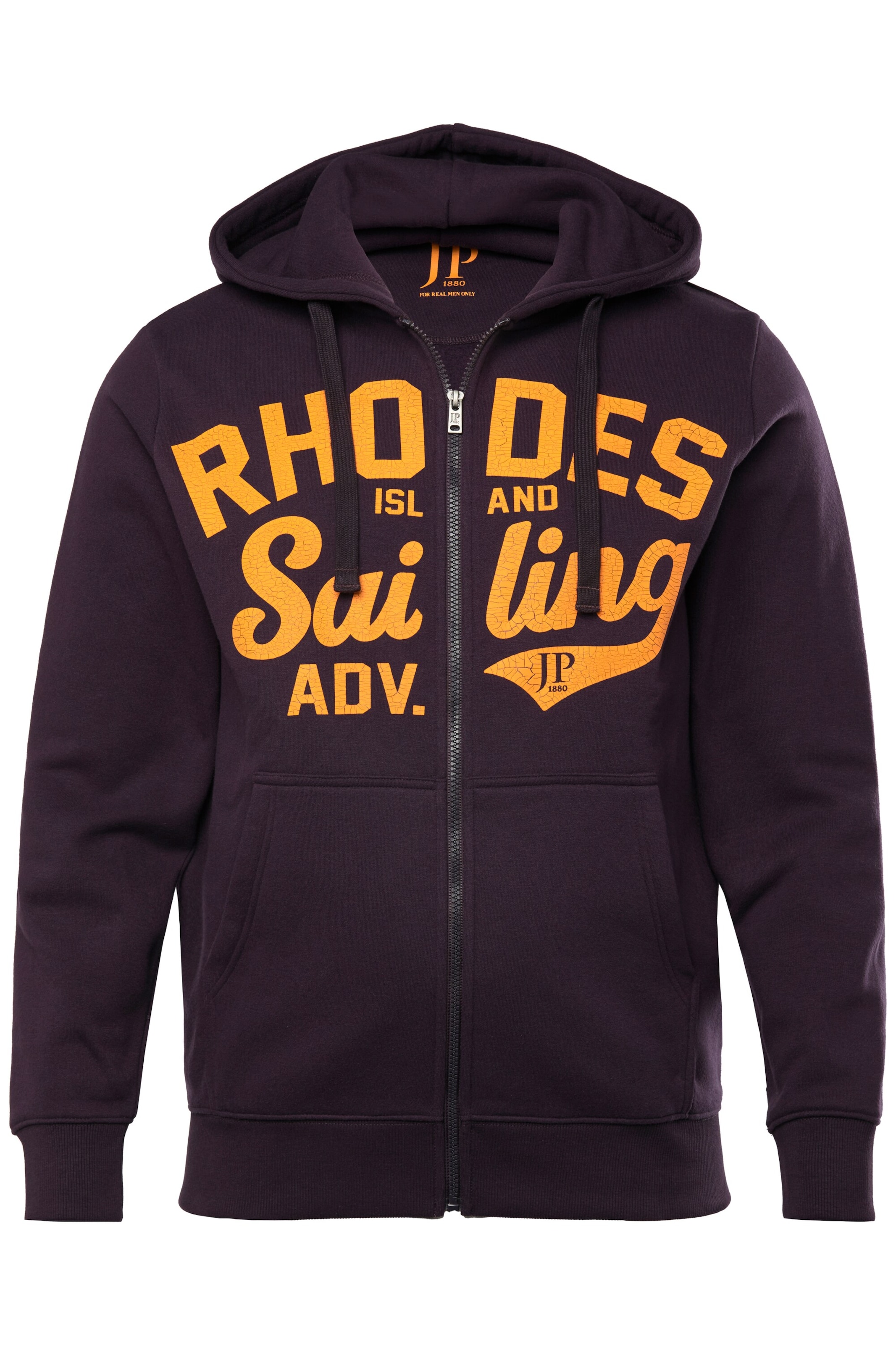 JP1880 Sweatvest in Lila: voorkant