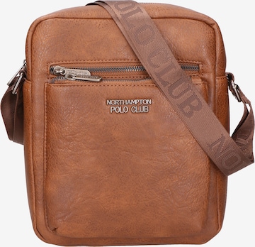 Northampton Polo Club Crossbody Bag in Brown: front