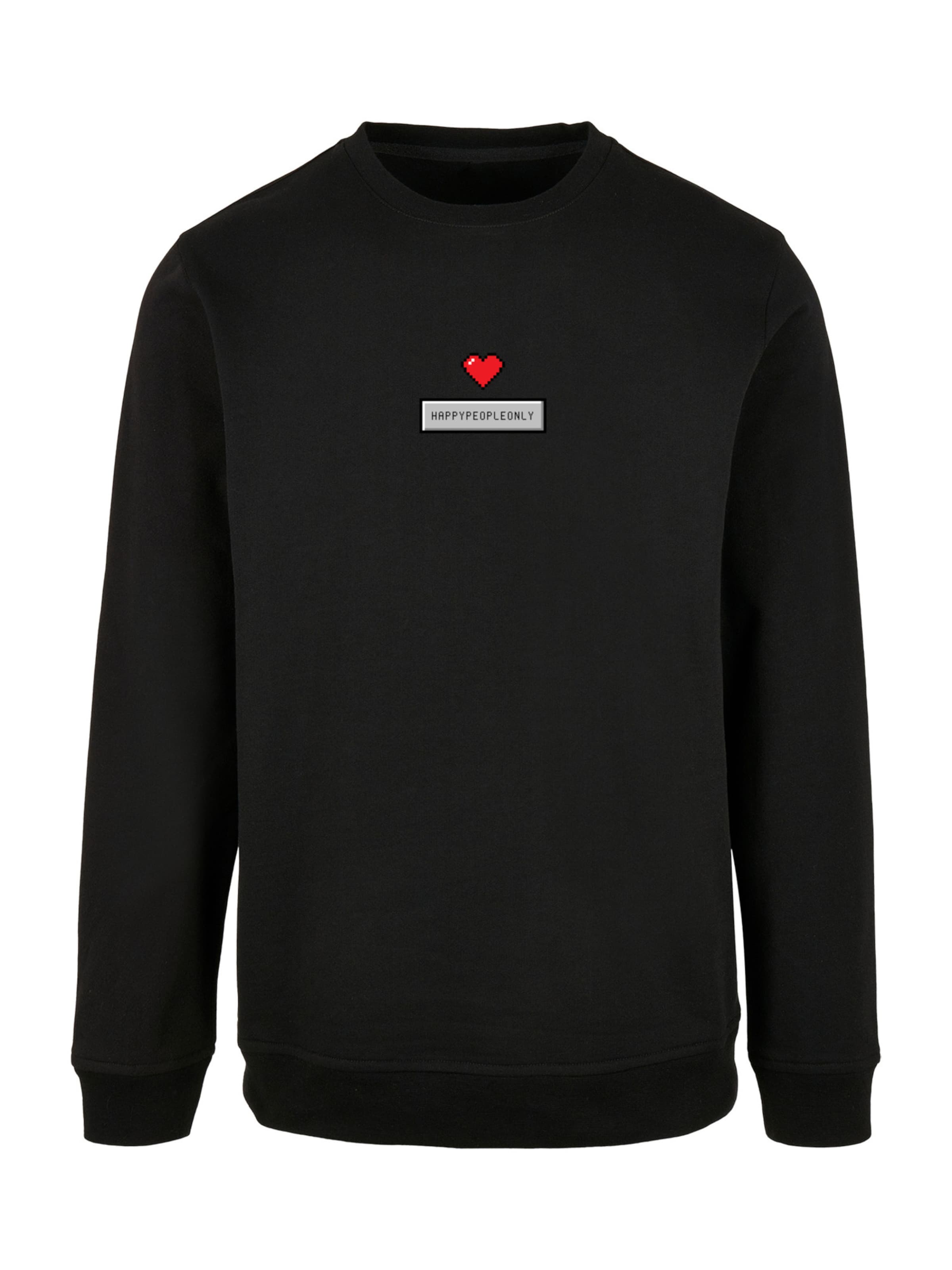 F4NT4STIC Sweatshirt in Zwart: voorkant