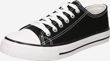 Wallis Sneakers laag 'Theodora' in Zwart: voorkant