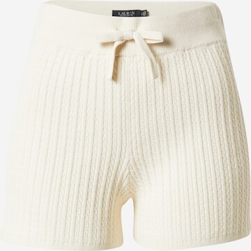 Pantalon Lauren Ralph Lauren en beige : devant