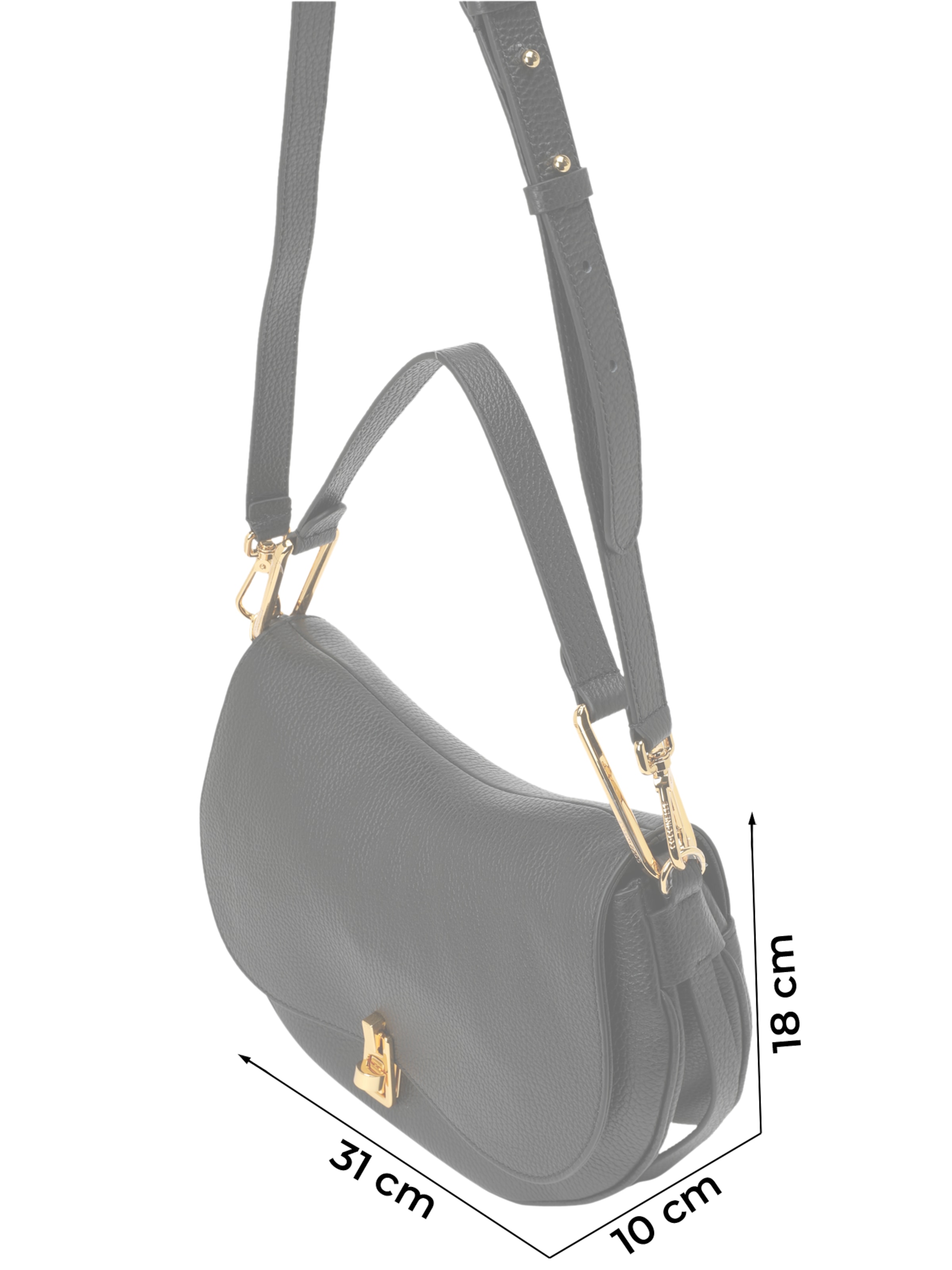 Coccinelle Shoulder bag 'Magie' in Black