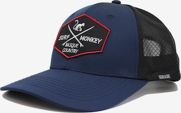 Surf Monkey - Gorra deportiva en azul: frente