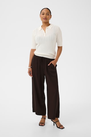 Kaffe Wide leg Trousers 'KAmilia' in Brown