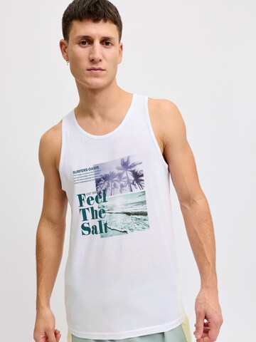 JJ Rebel - Camiseta 'JREBMILES' en blanco