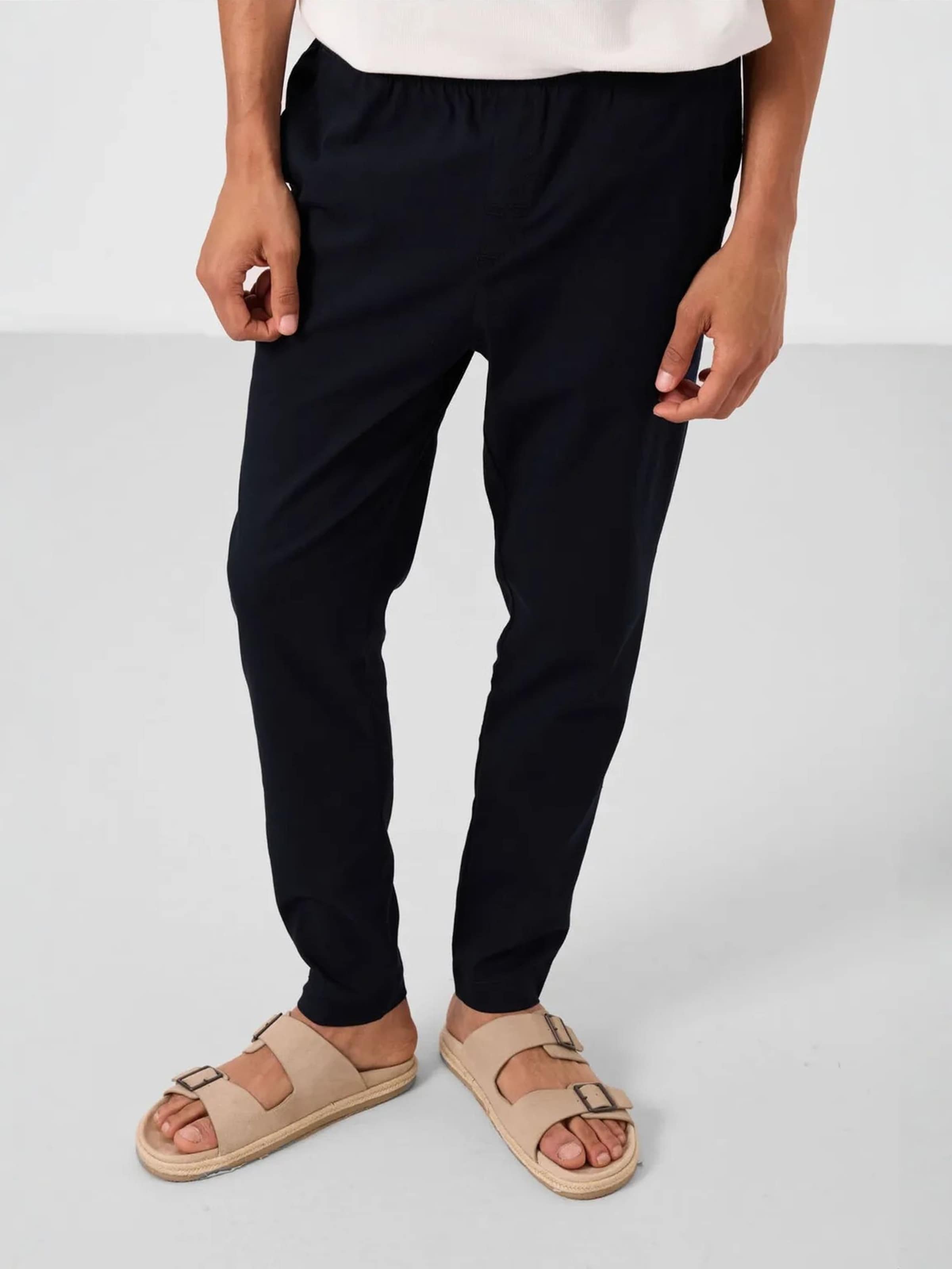 Tommy Life - Regular Calças em preto