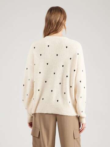 YAS Strickjacke 'YASBOW' in Beige