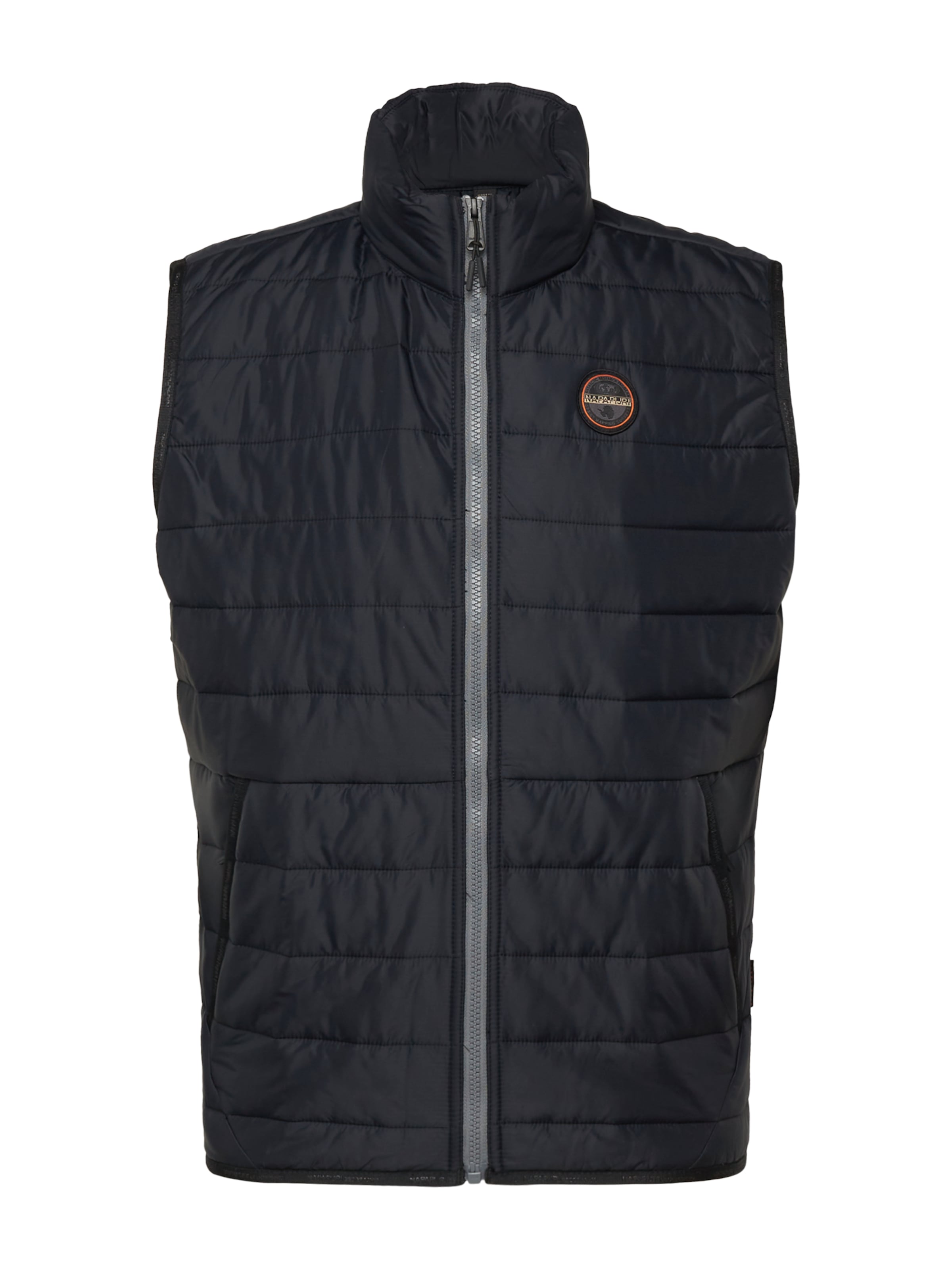 NAPAPIJRI Weste in Schwarz: Vorderseite