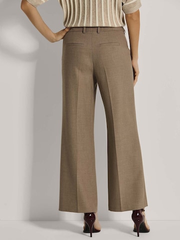 MADELEINE Wide leg Pantalon in Bruin